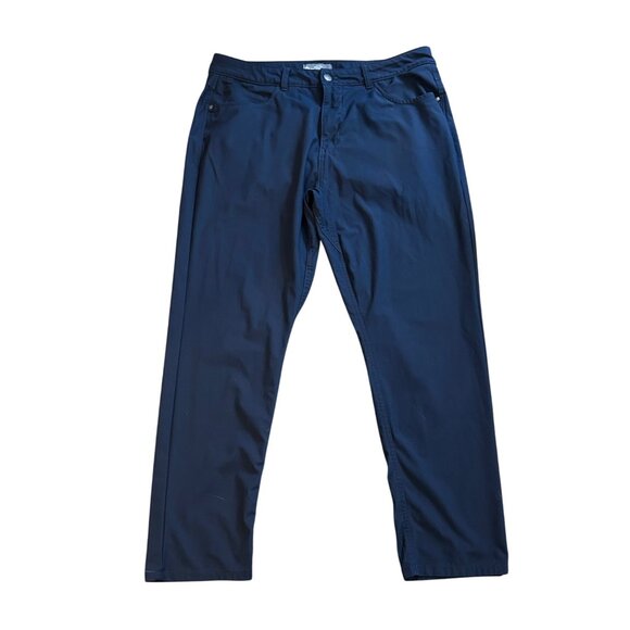 Members Mark Benton Performance Pant Slim Fit 36x30 Navy - Picture 7 of 9